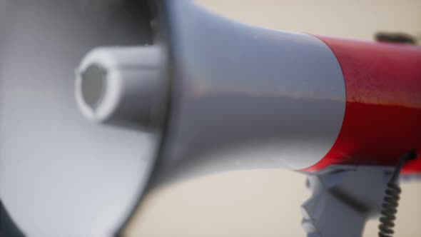 Retro Electric Speaker Megaphone