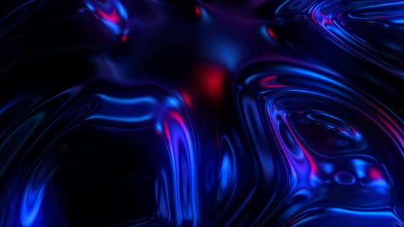 Glowing Futuristic Dark Shapes Flowing Background