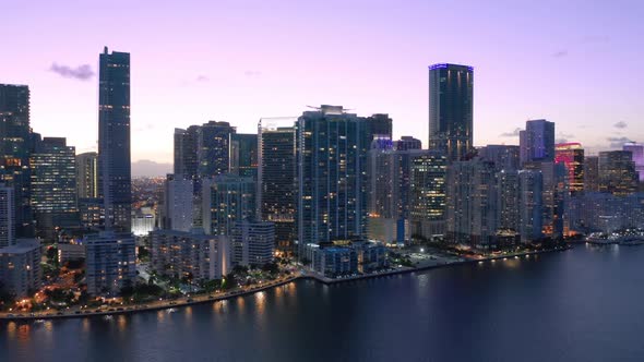 Miami Night Scene