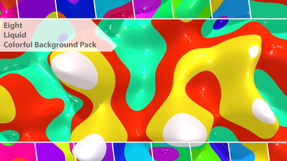 Liquid Colorful Background Pack