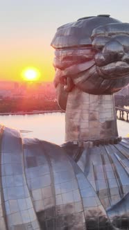 Motherland Monument in Kyiv Ukraine