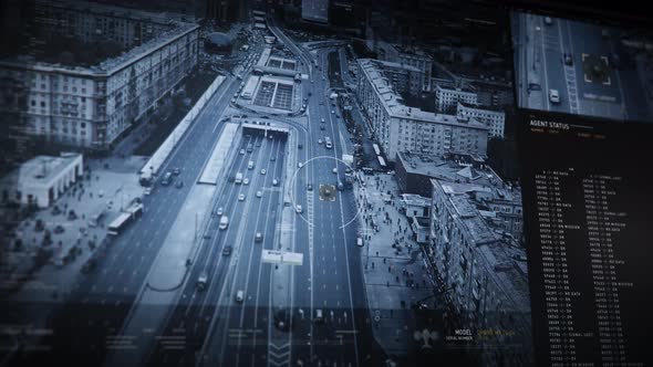 Spying software has found the vehicle of dangerous criminals using drone camera alt