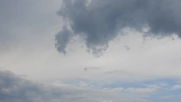 Dramatic scene of clouds time lapse alt