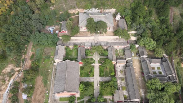 Aerial Chinese Monasteries, Asia