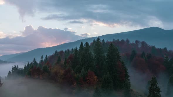 Autumnal Sunrise Time Lapse