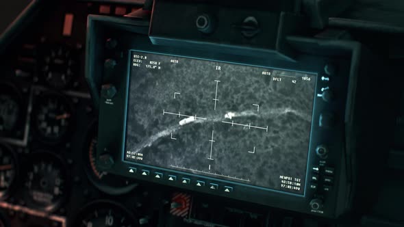 Modern Missile Weapon Interface In Helicopter Used To Combat Terrorists alt