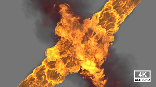 Fire With Smoke Streaming Collisions 4K alt