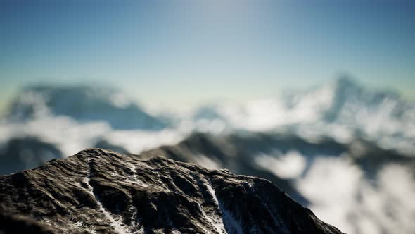 Winter Landscape in Mountains