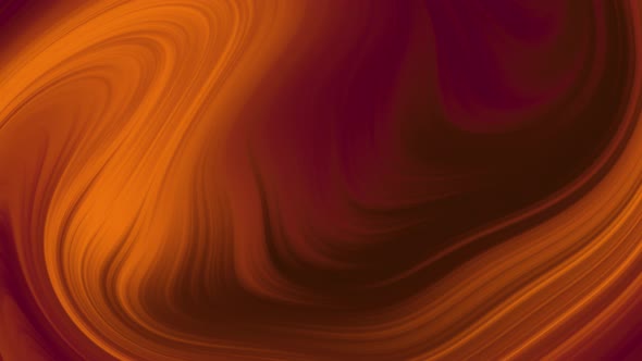 Fluid vibrant gradient footage. Moving 4k animation of orange brown red colors with smooth movement