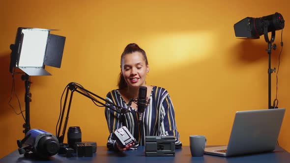 Talking to the Camera About Two Types of v Mount Batteries