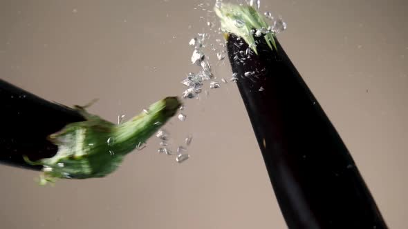 Eggplants in Water