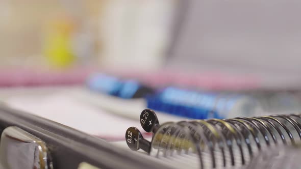 Close Up of Set of Optical Lenses in Case