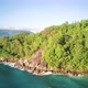 Beach at Seychelles aerial view - VideoHive Item for Sale
