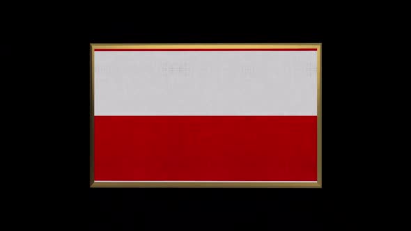 Poland 3D Flag