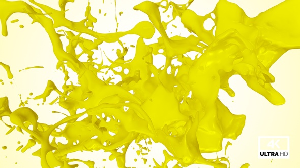 Yellow Paint Jet Stream Splash V3 alt