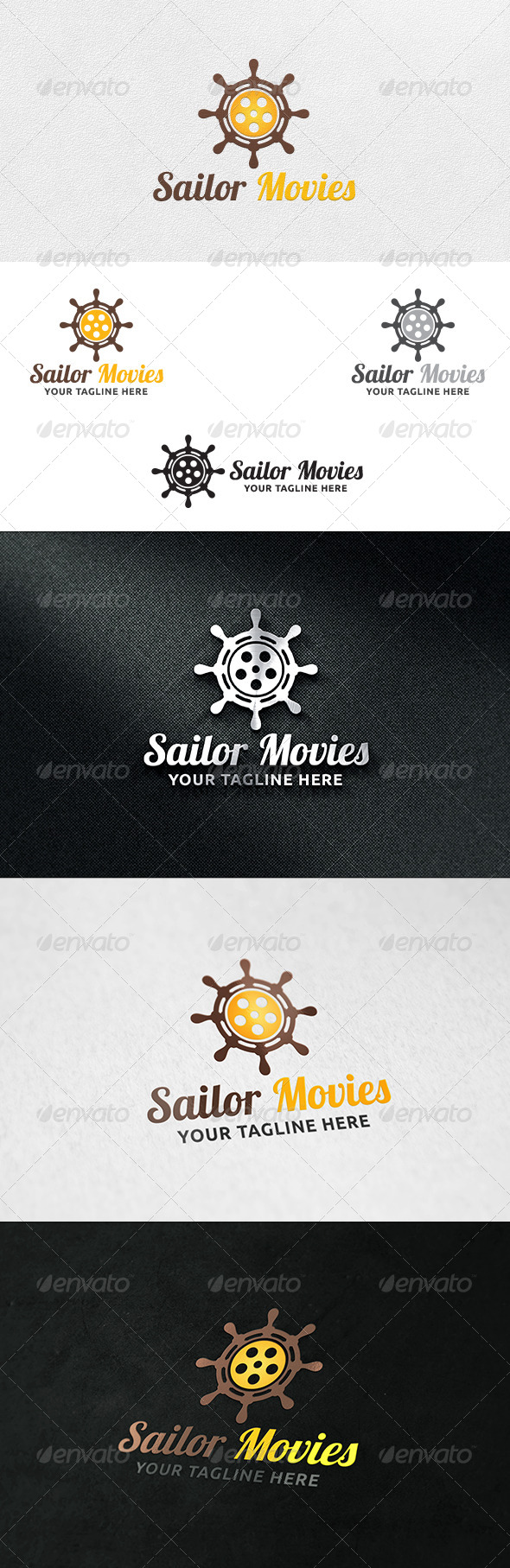 Helm Movies - Logo Template