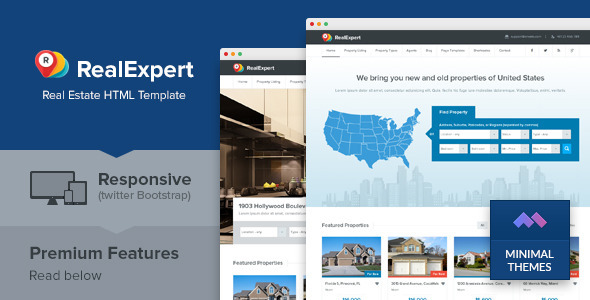 Real Expert – Responsive Real Estate HTML Template