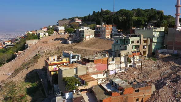 Destroyed Houses After Earthquake in Turkey