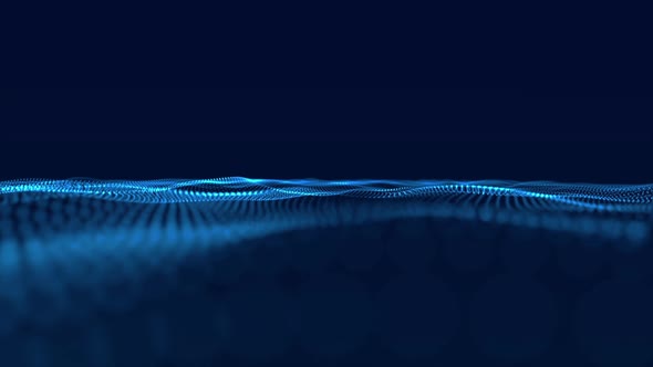 Abstract Blue Trapcode Form Background