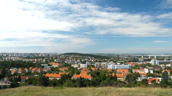 View of the city of Nitra in Slovakia