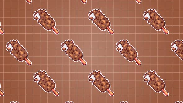 Chocolate Ice Cream Background