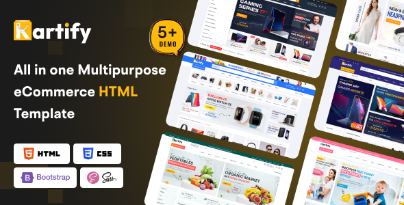 Kartify - Multipurpose eCommerce HTML Template