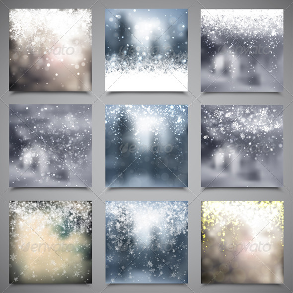 Christmas Blur Backgrounds