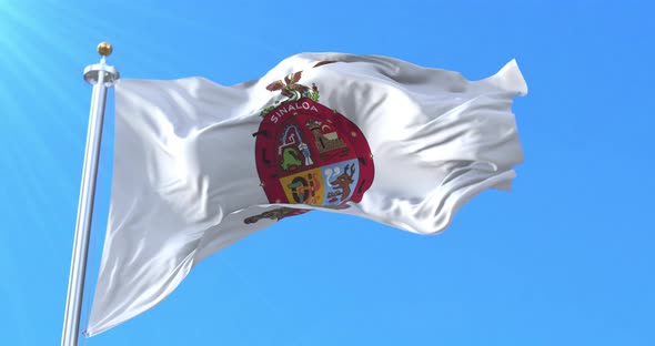 Sinaloa Flag, Mexico