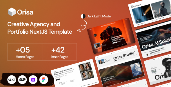 Orisa - Creative Agency & Portfolio NextJS Template