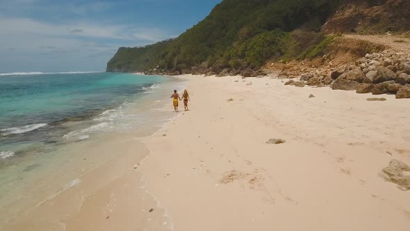 Young Couple on the Beach