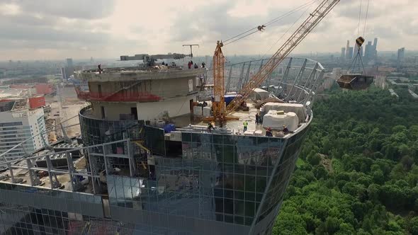 The construction of a new, modern stadium for the football team "CSKA"