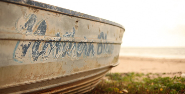 Small Boat on a Beach