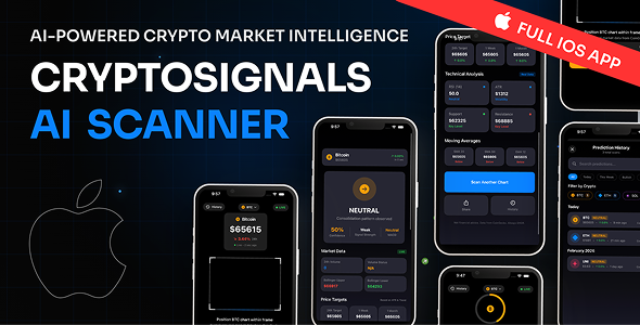 CryptoSignalsAI — iOS SaaS App + Admin Panel + Backend