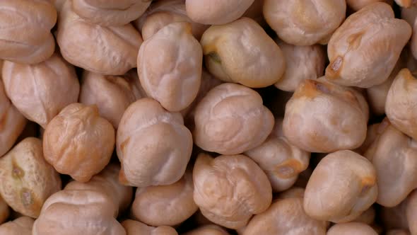 Flat Lay. Background of Dry Chickpea.