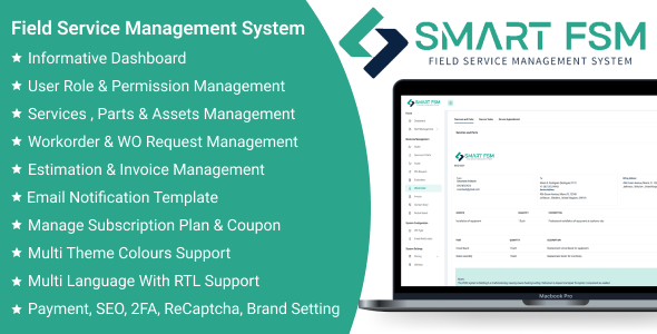 Smart FSM SaaS - Field Service Management System
