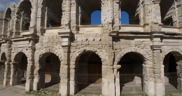 Roman arena, Arles, Bouches du Rhone department, France