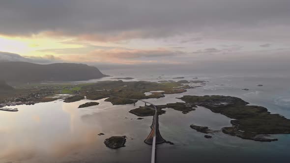 Norway Aerial Drone High View