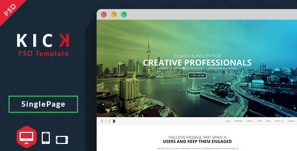 Kick-PSD Template