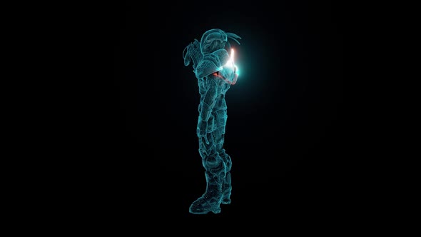 Alien Soldier Hologram Hd