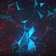 Plexus Deep Abstrack Black Background 4K - VideoHive Item for Sale