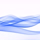 Digital Blue Color Particle Line Wave Animation On White Background - VideoHive Item for Sale