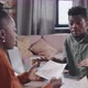 Black Couple Arguing about Overdue Invoice - VideoHive Item for Sale
