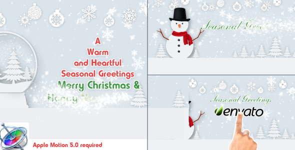 Christmas Wishes Text - Apple Motion