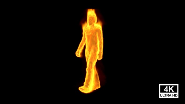 Fire Man Walking V2 alt