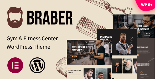 Braber - Barber Shop & Hair Salon WordPress Theme