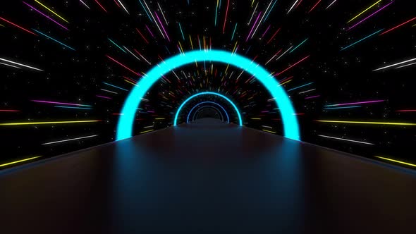 Circle Tunnel Background 4K alt