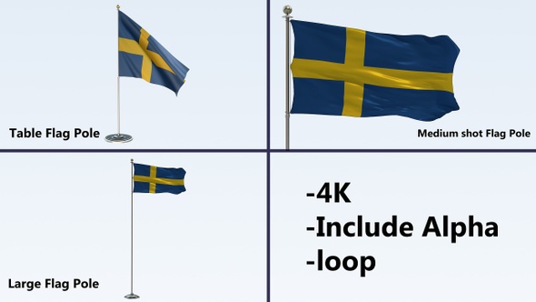 Sweden Pole Pack 4k-Loop