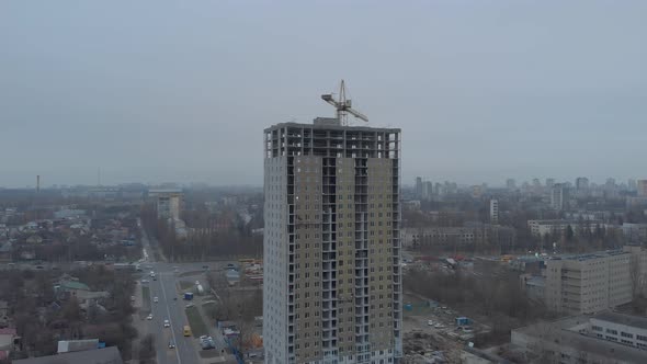 Dusk Construction Apartment Building