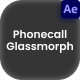 Incoming and Outgoing Phonecall Glassmorph - VideoHive Item for Sale