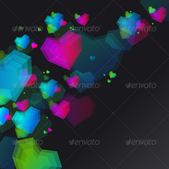 Heart for Valentines Day Background